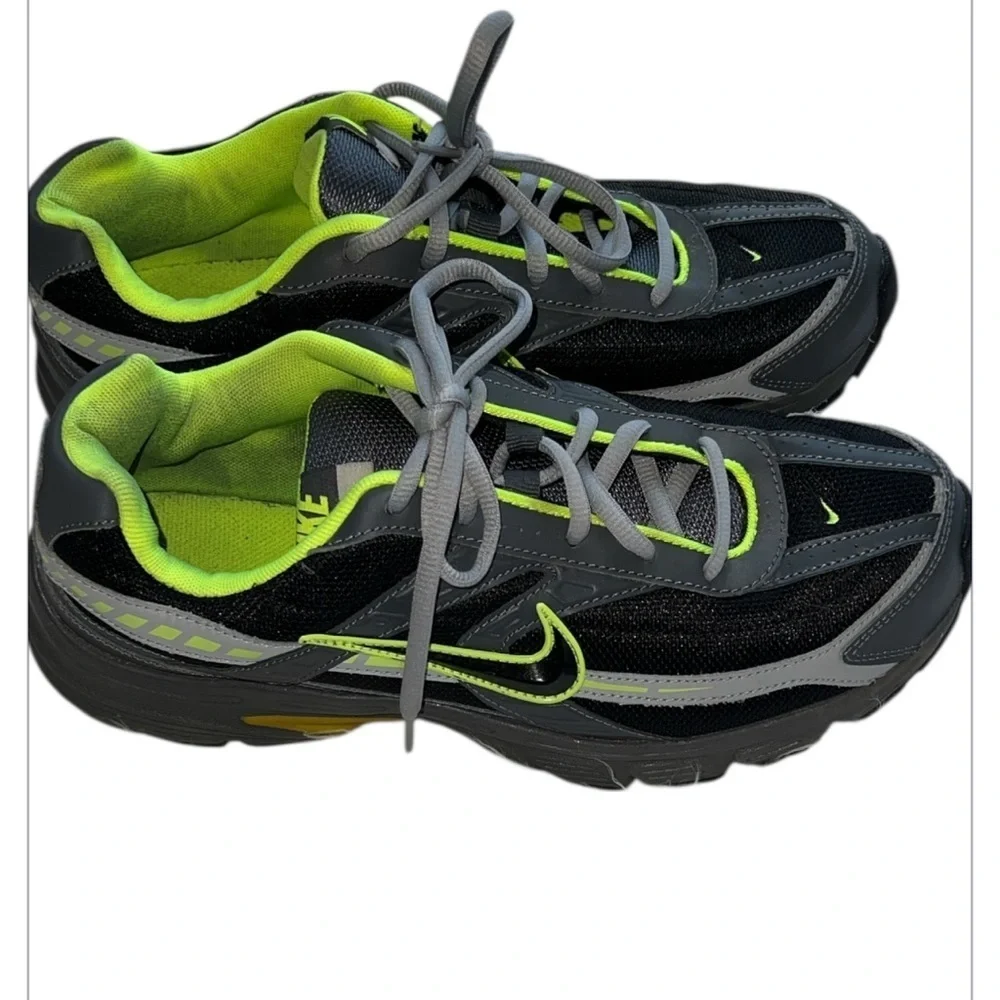 Nike Initiator 394055-023 Running Shoes Men's Sz: 9 Neon Green Black - Used
